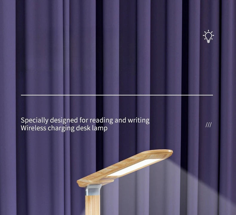 Creative ambient lamp, bedroom bedside lamp, desk study eye-care desk lamp