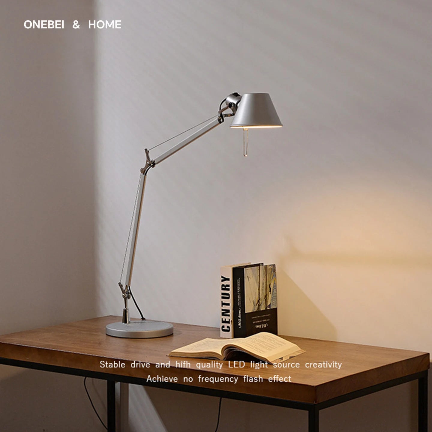 LED Desk Lamp with Clip Dimmable Table Lamp For Bedroom Study Kitchen Office Adjustable Arm Desk Lamp Home Decor Industrial Wind