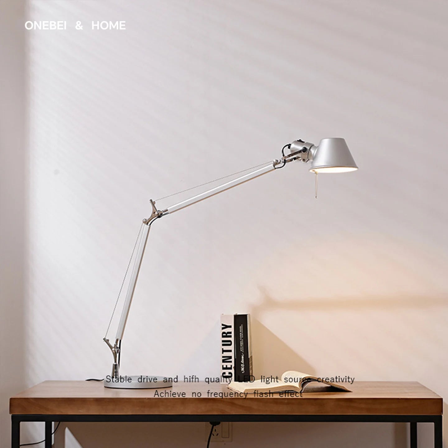 LED Desk Lamp with Clip Dimmable Table Lamp For Bedroom Study Kitchen Office Adjustable Arm Desk Lamp Home Decor Industrial Wind